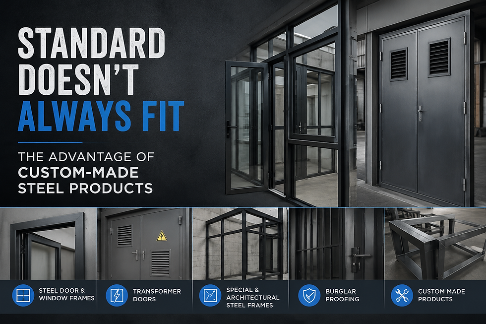 Standard Doesn't Always Fit: The Advantage of Custom-Made Steel Products