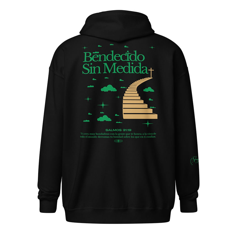 Thumbnail: Bendecido Sin Medida | Zip Hoodie