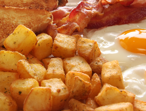 Arranged Food and Objects