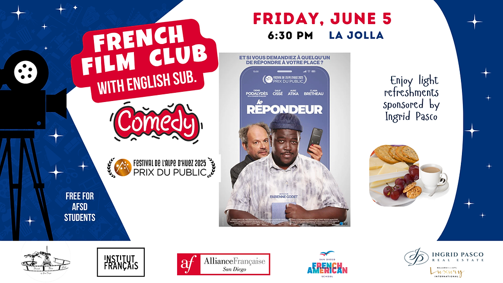 French Film Club (with EN subtitles) - Comedy