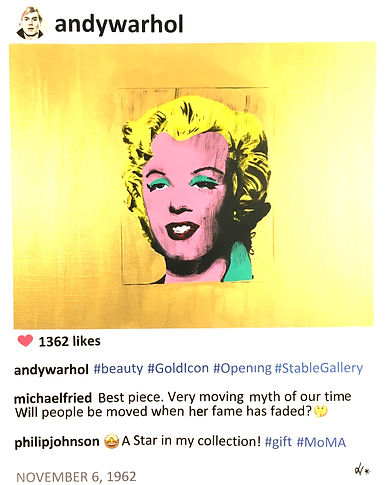 Andy Warhol in POST series by Laurence de Valmy