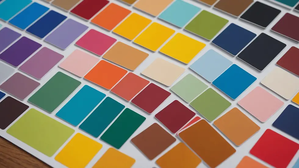 The color palette is an important element of your visual identity