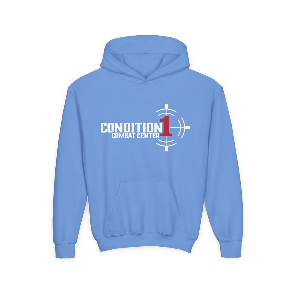 Thumbnail: Condition 1 Youth Heavy Blend Hooded Sweatshirt