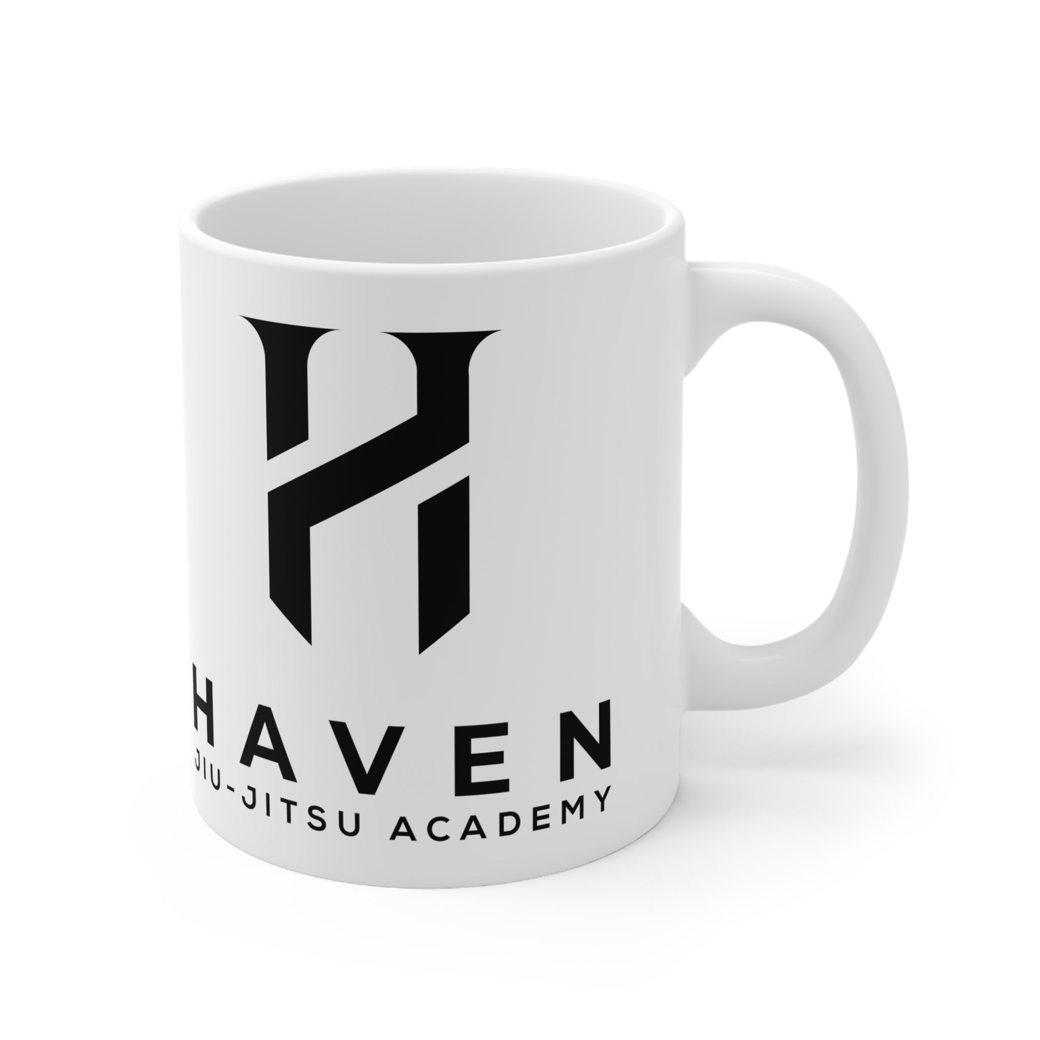 Haven White Ceramic Mug, 11oz