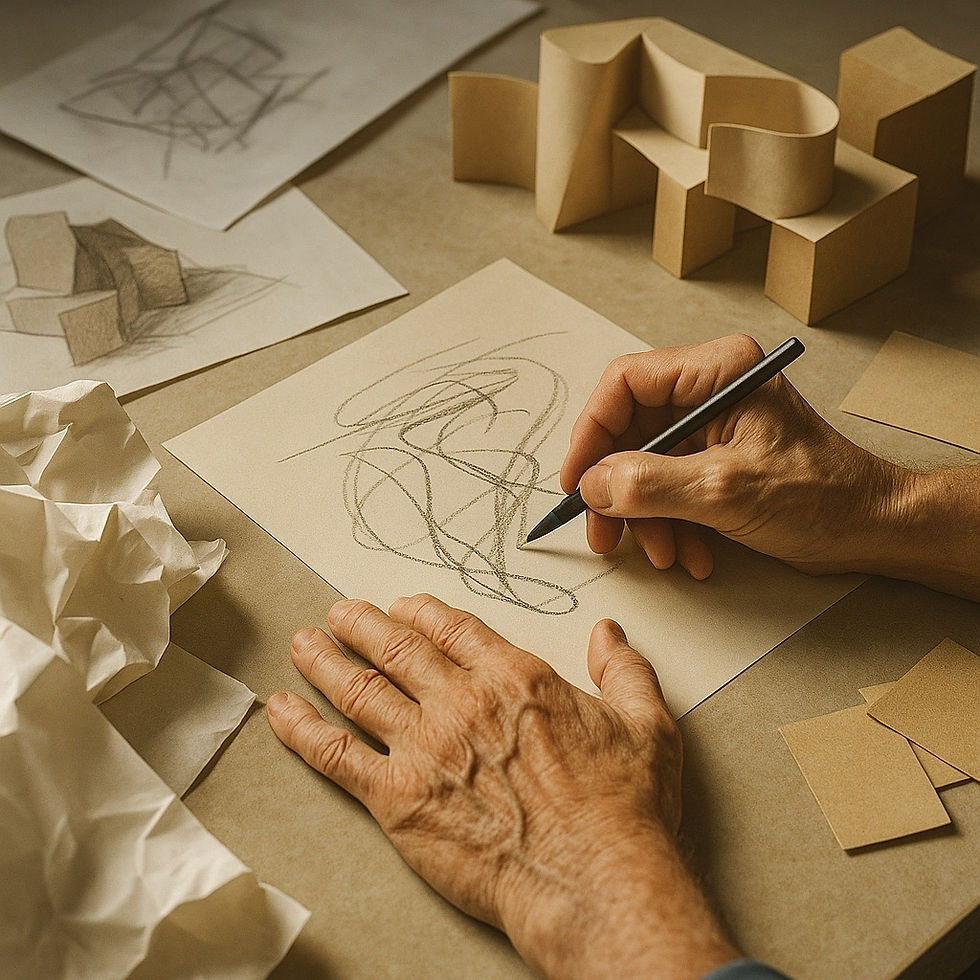 Les mains de Gehry : anatomie d’un geste