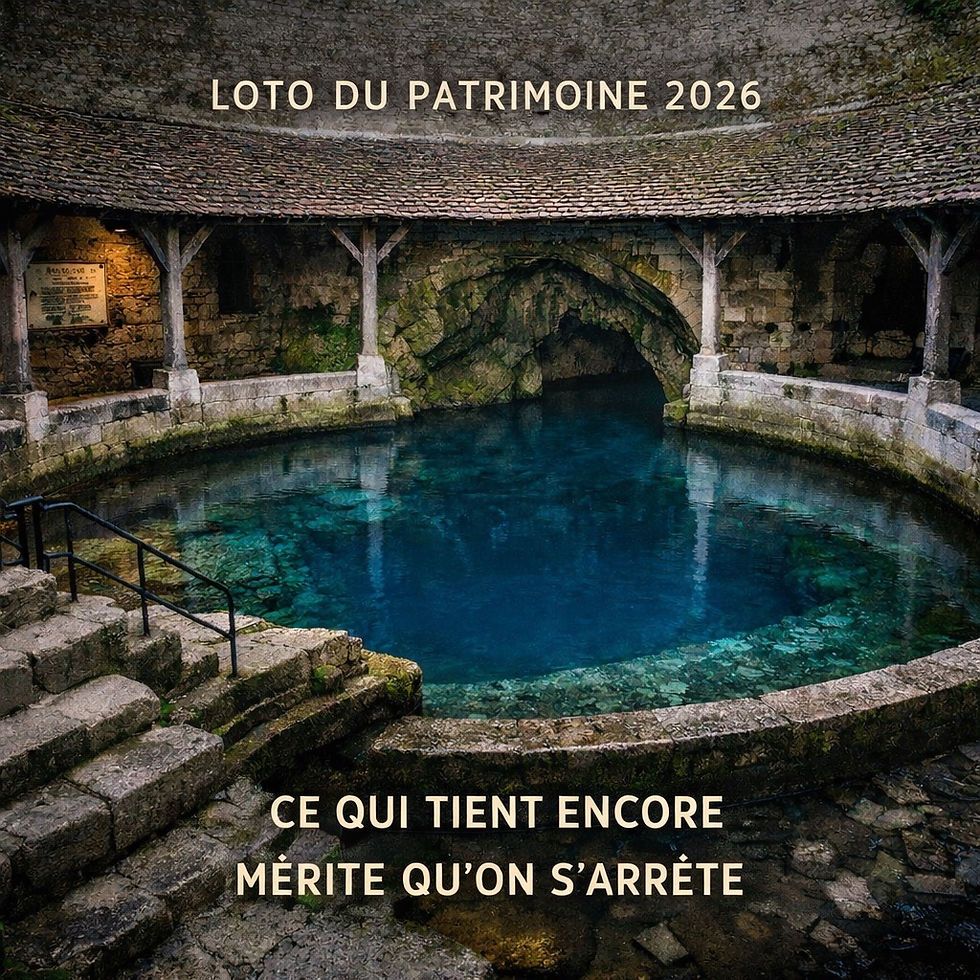 Loto du patrimoine 2026 : ces lieux que la France ne veut pas laisser tomber