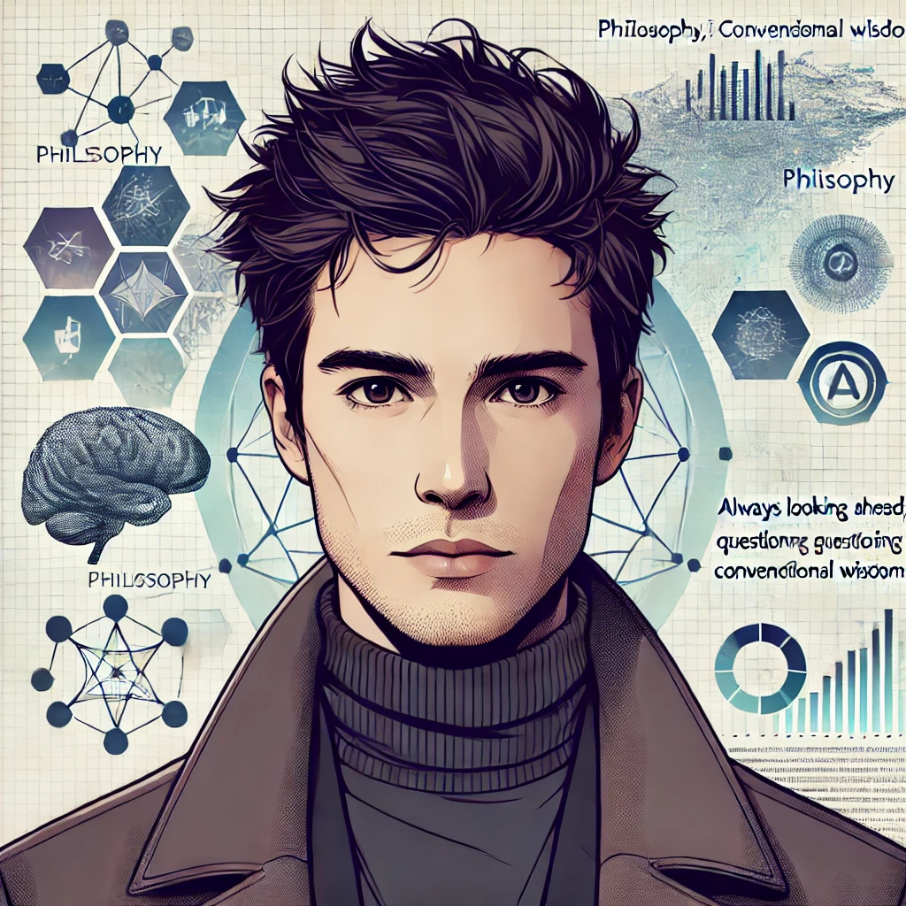 DALL·E 2025-03-20 08.23.06 - A digital avatar illustration of Quentin Regles, depicted as