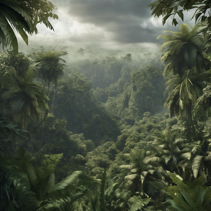 jungle landscape, wide-lens view, photorealistic textures.jpg