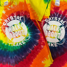 Tie-dye event t-shirts