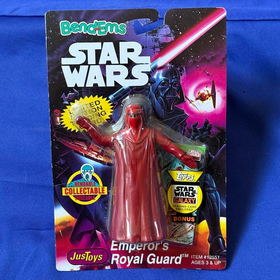 1994 Star Wars Just Toys Bend-Ems Emperors Royal Guard #T161