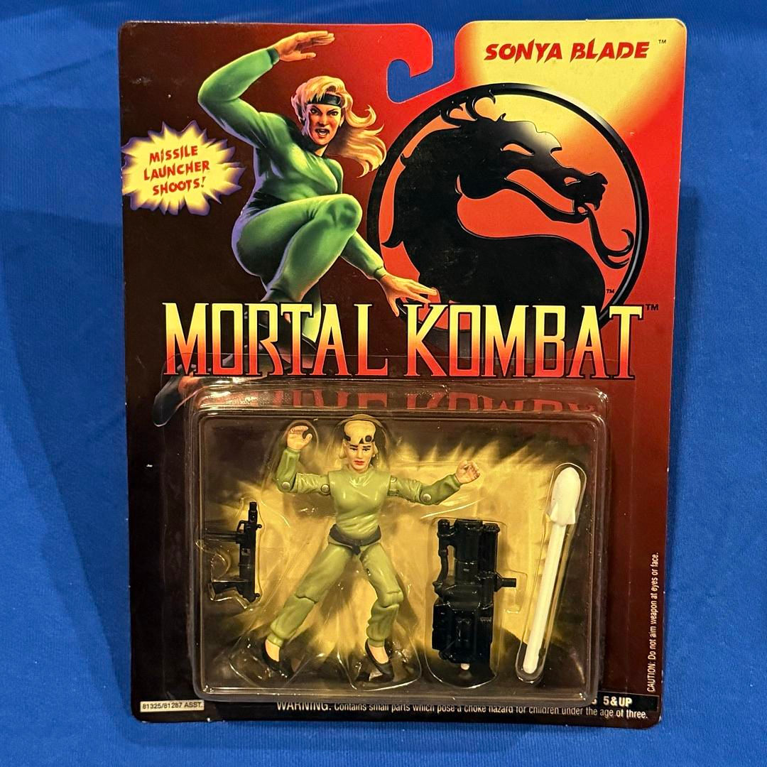 Mortal Kombat Sonya Blade Hasbro 1994 Action Figure w/ Light Wear #T181