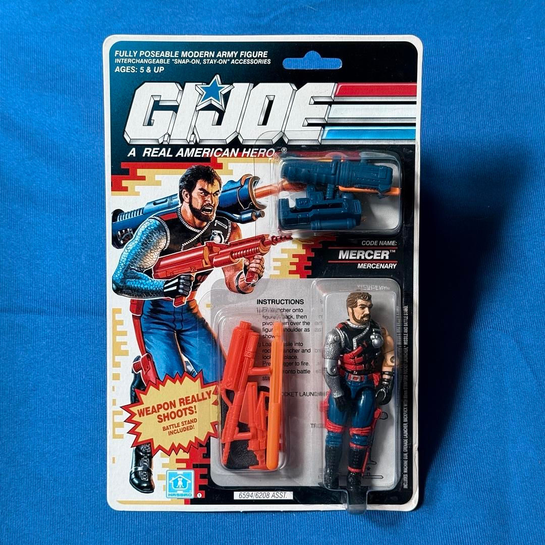 GI Joe Mercer 1990 1991 Hasbro #T251