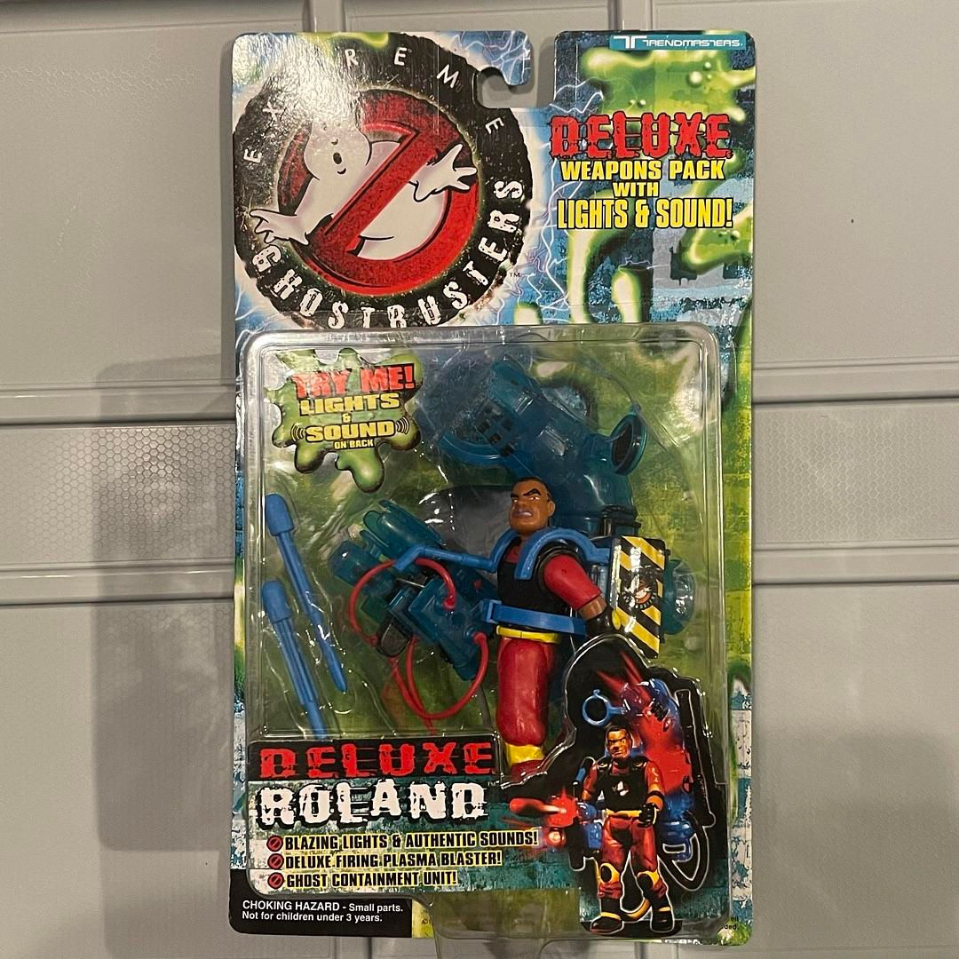 Vintage 1997 Trendmasters Extreme Ghostbusters Deluxe Roland #M11