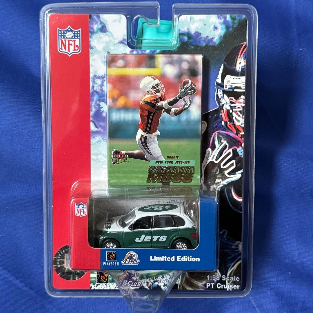 2001 Fleer Collectibles 1:58 New York Jets Santana Moss PT Cruiser w/ Card #T165