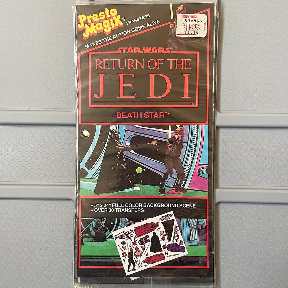 Thumbnail: Presto Magix Transfers Star Wars ROTJ 1980 Rare #SW1