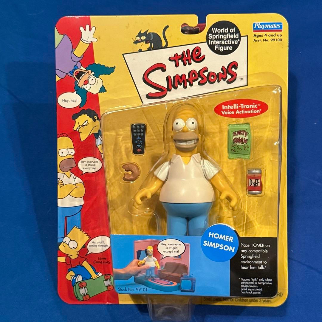 Playmates Toys Simpsons Homer Simpson Action Figure #T131