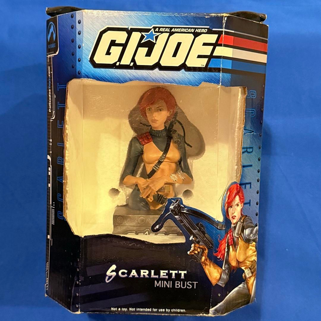 G.I. Joe Scarlett Mini Bust Palisades 2003 Yo Joe Variant #T234