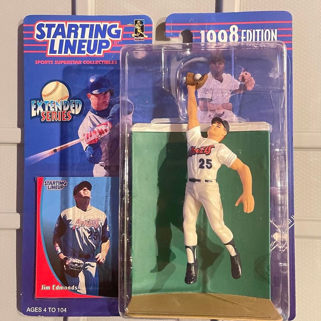 Jim Edmonds Anaheim Angels 1998 Kenner Starting Lineup Ext Series MLB #SP1