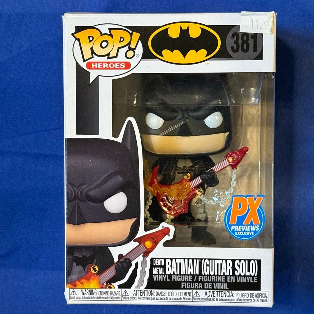Funko Pop DC Universe Death Metal Batman (Guitar Solo) 381 #BAT1