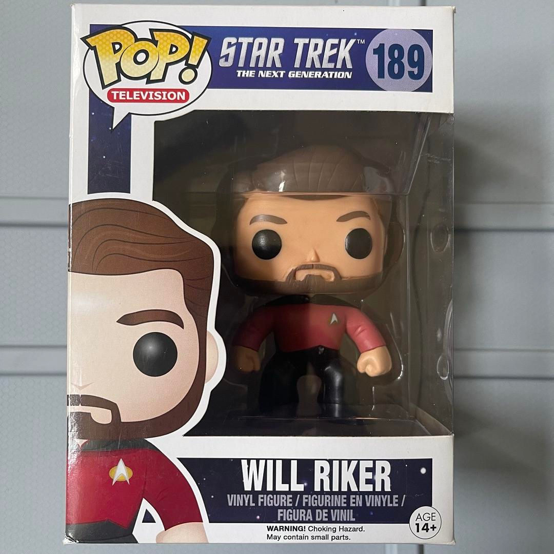 Funko POP TV Star Trek The Next Generation Will Riker 189 #B105