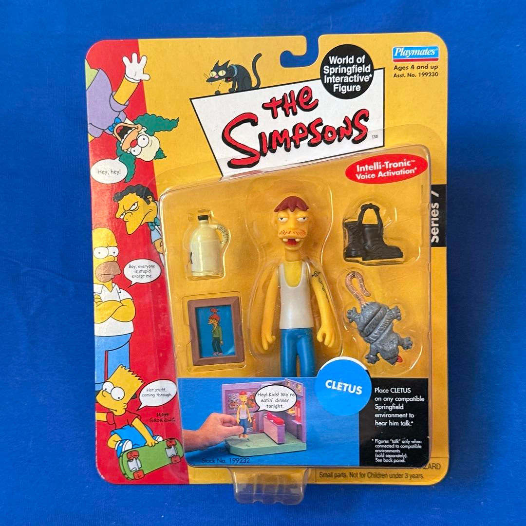 The Simpsons World of Springfield Series 7 CLETUS Interactive Figure #T250