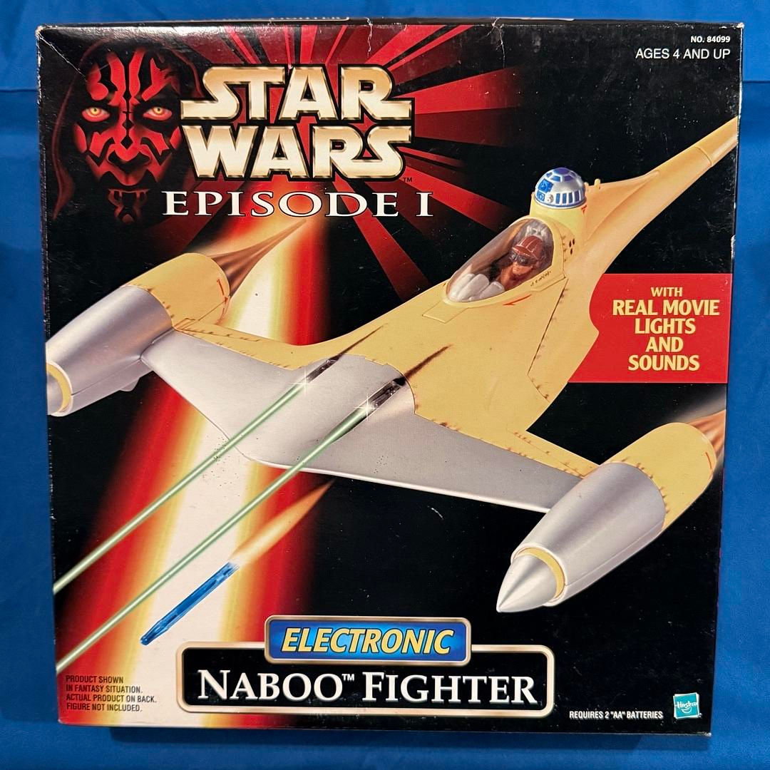 1998 Star Wars Episode 1 Electronic NABOO FIGHTER Hasbro #T157