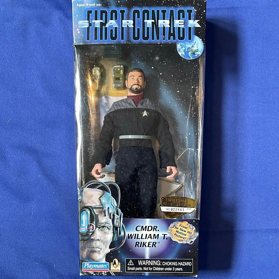 Star Trek First Contact Cmdr William T Riker 9" Figure 1996 #ST8