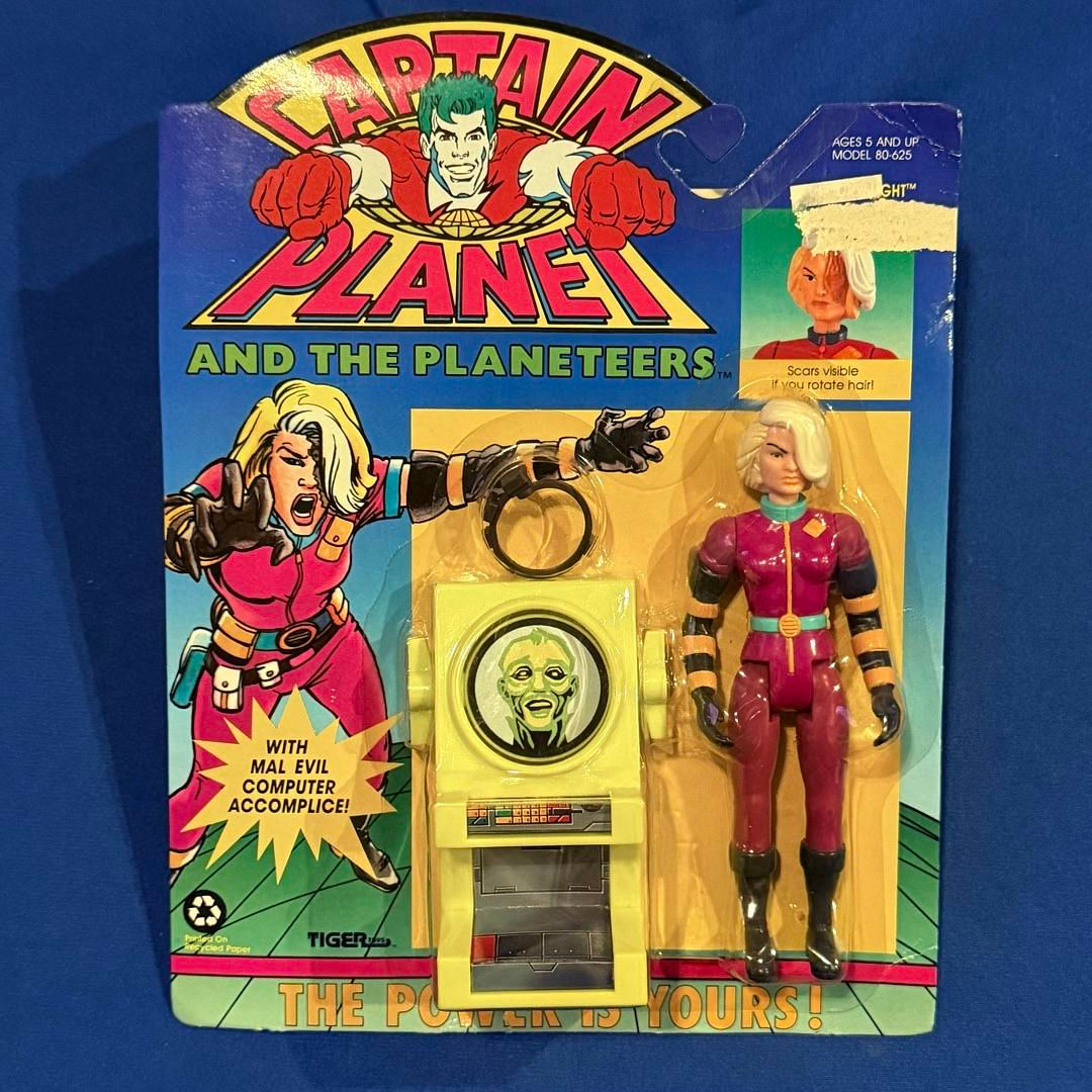 1991 Captain Planet and the Planeteers Dr. Blight Mal Evil #T184