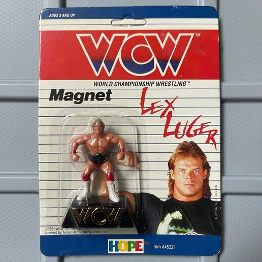 1991 Vintage WCW Magnet Lex Luger #CW5