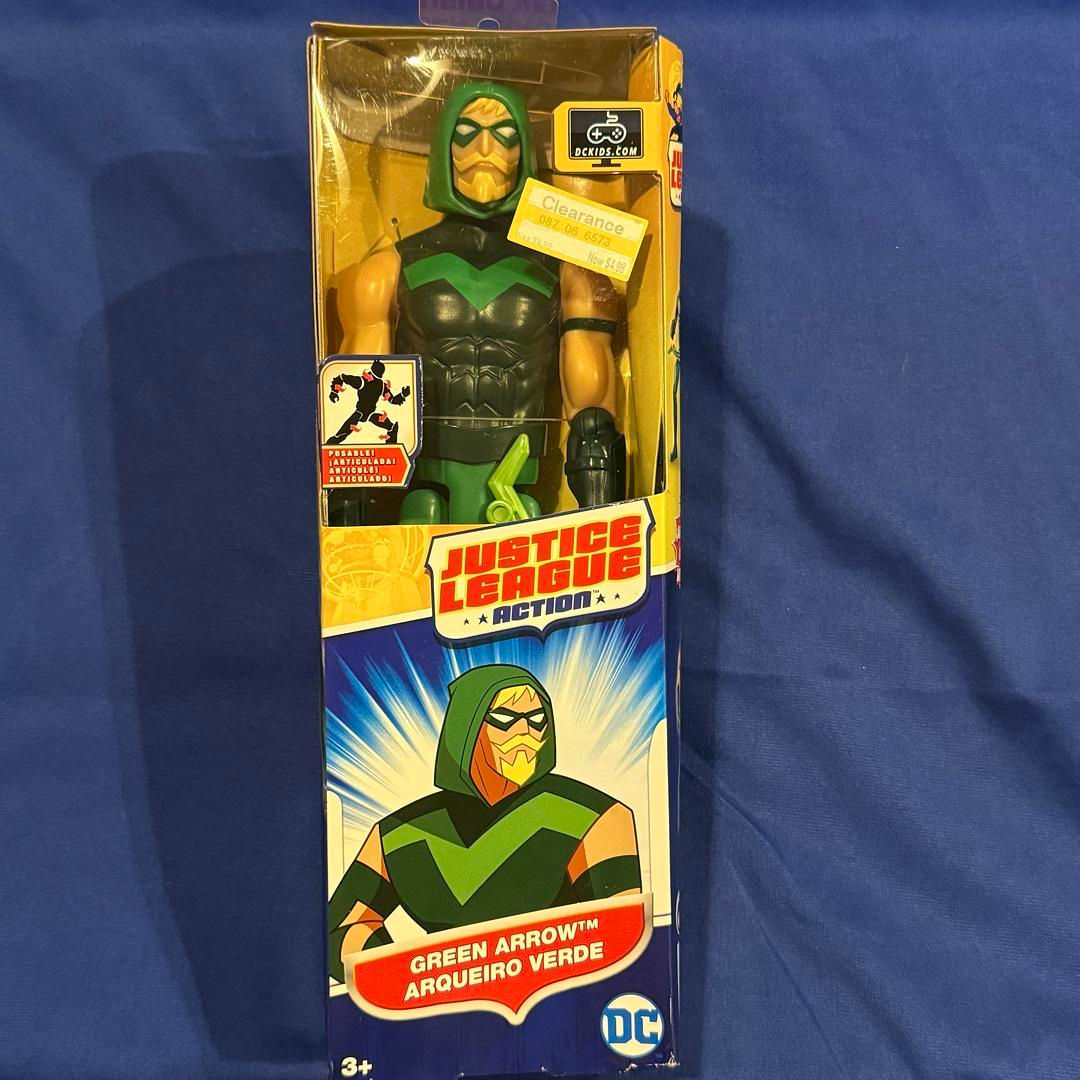 DC Justice League Action GREEN ARROW 11" POSEABLE Action Figure #T182