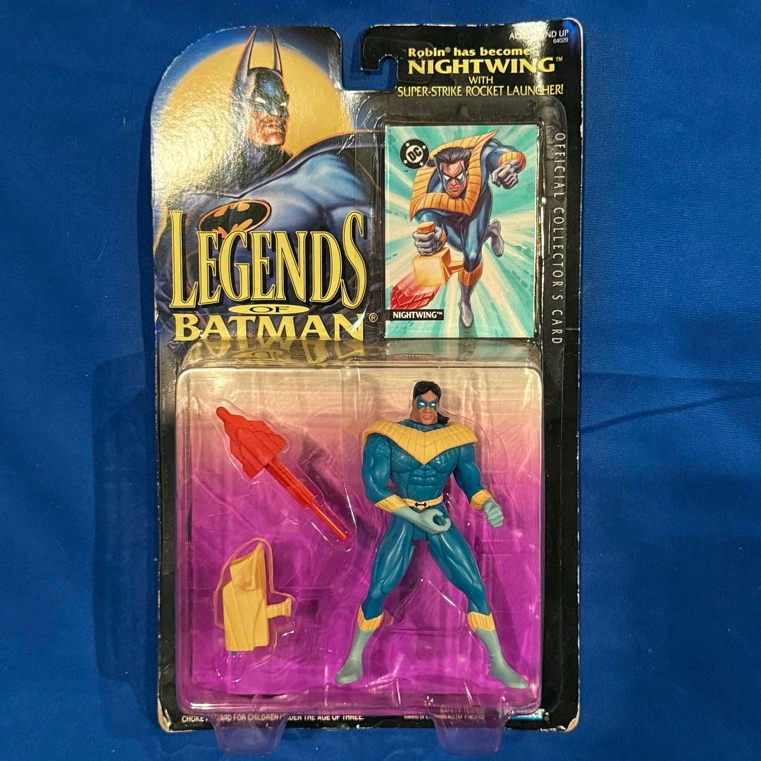 Robin is Nightwing Legends of Batman Kenner 1994 Figure W/Rocket Launcher #T118