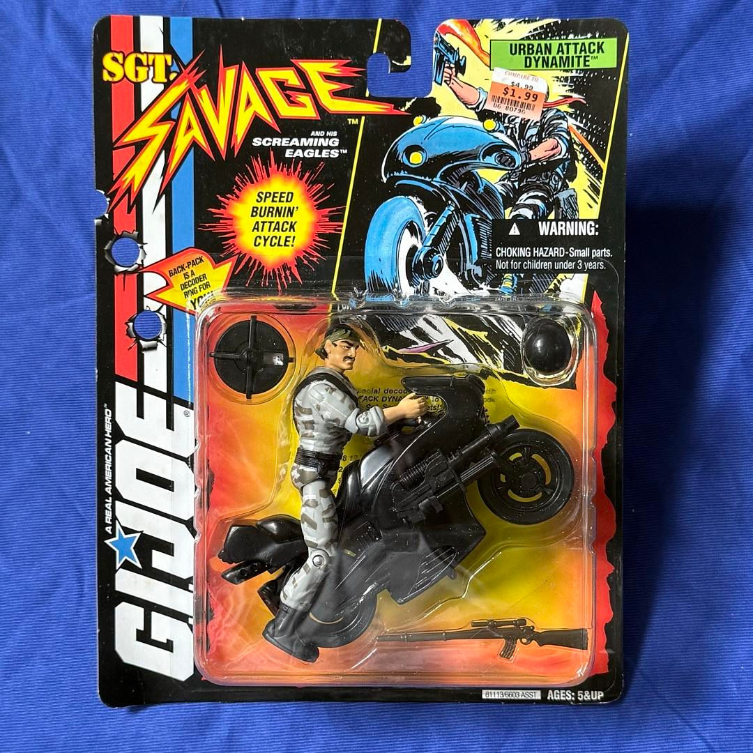 GI Joe 1994 Urban Attack Dynamite Sgt Savage Hasbro Vintage