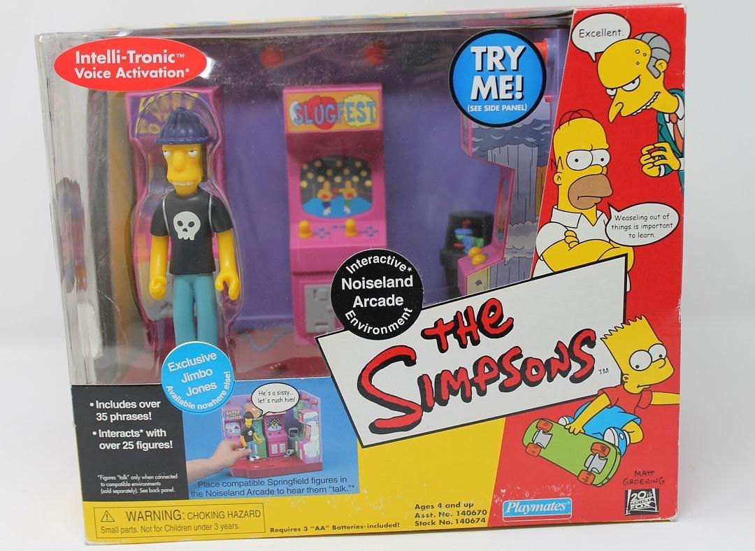 Simpsons Noiseland Arcade Playset WOS Exclusive Jimbo NOS Playmates #T20