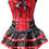 Thumbnail: Hire - Red Corsets and matching Mini Petticoat or Tutu