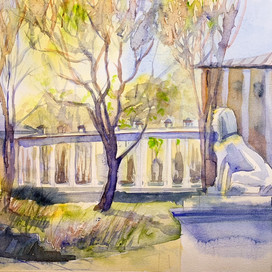 Алена Погосова Май в Пехра Яковлевском акварель 30 x 40.JPEG