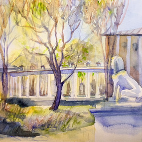 Алена Погосова Май в Пехра Яковлевском акварель 30 x 40.JPEG
