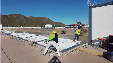 Reparación de daños por Sismo