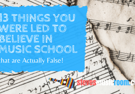 13 Things You were Led to Believe are True in Music School that are Actually False