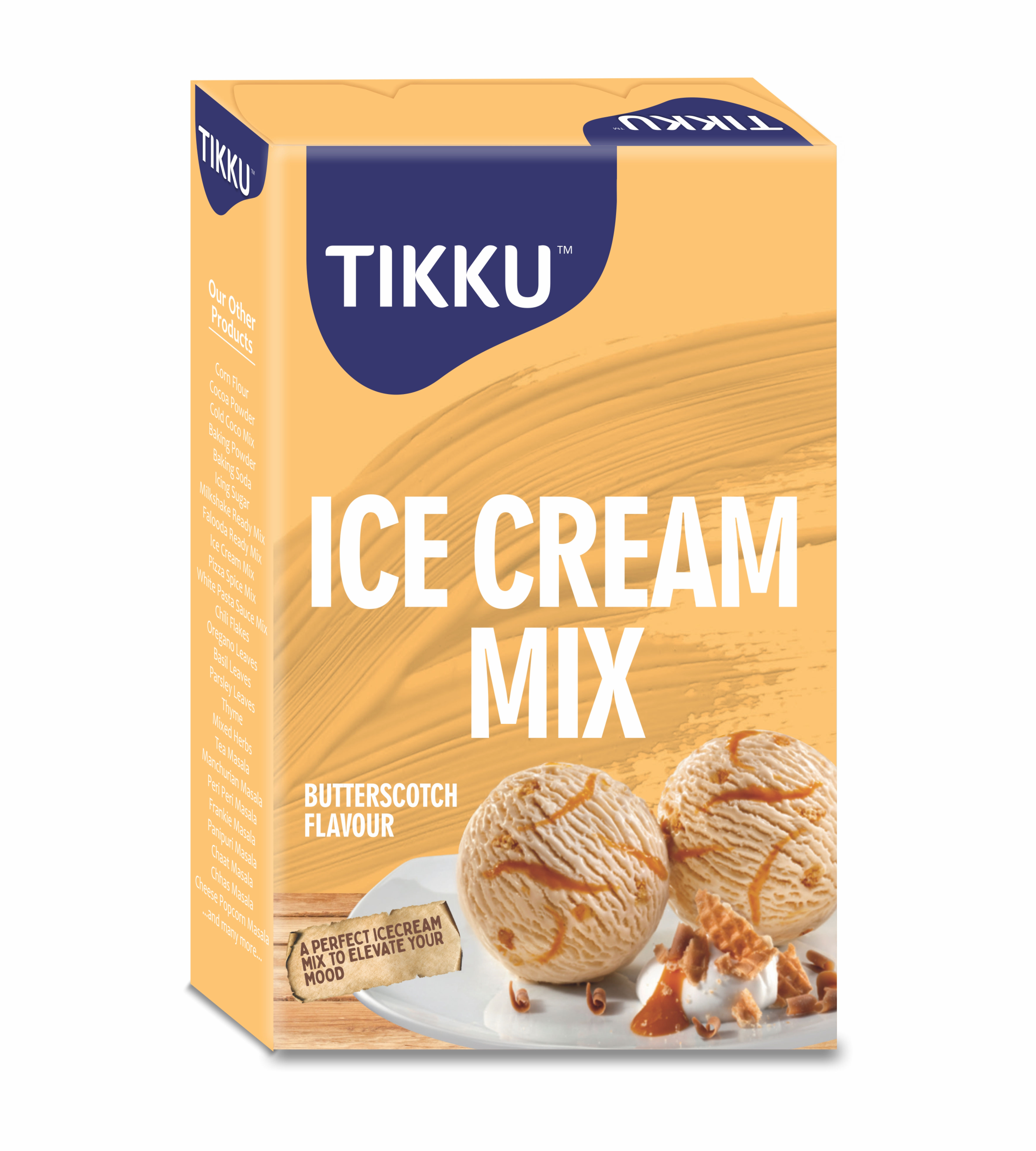 tikku butterscotch ice cream 