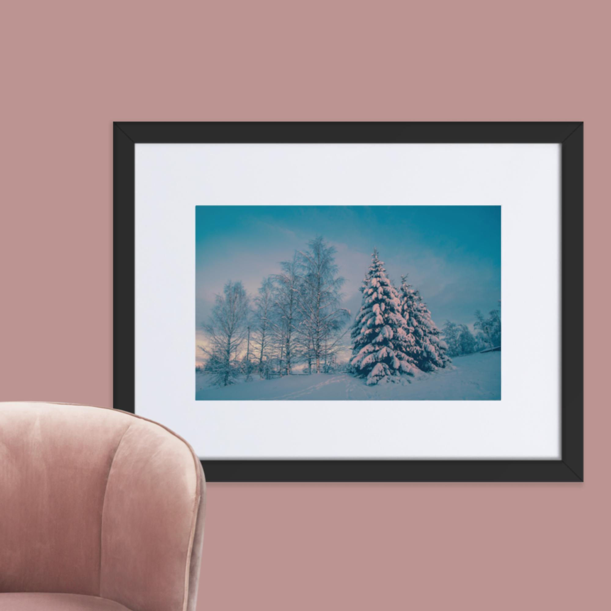 Matte Paper Framed Poster With Mat copy