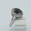 Thumbnail: Sterling Ring with Large Black Stone
