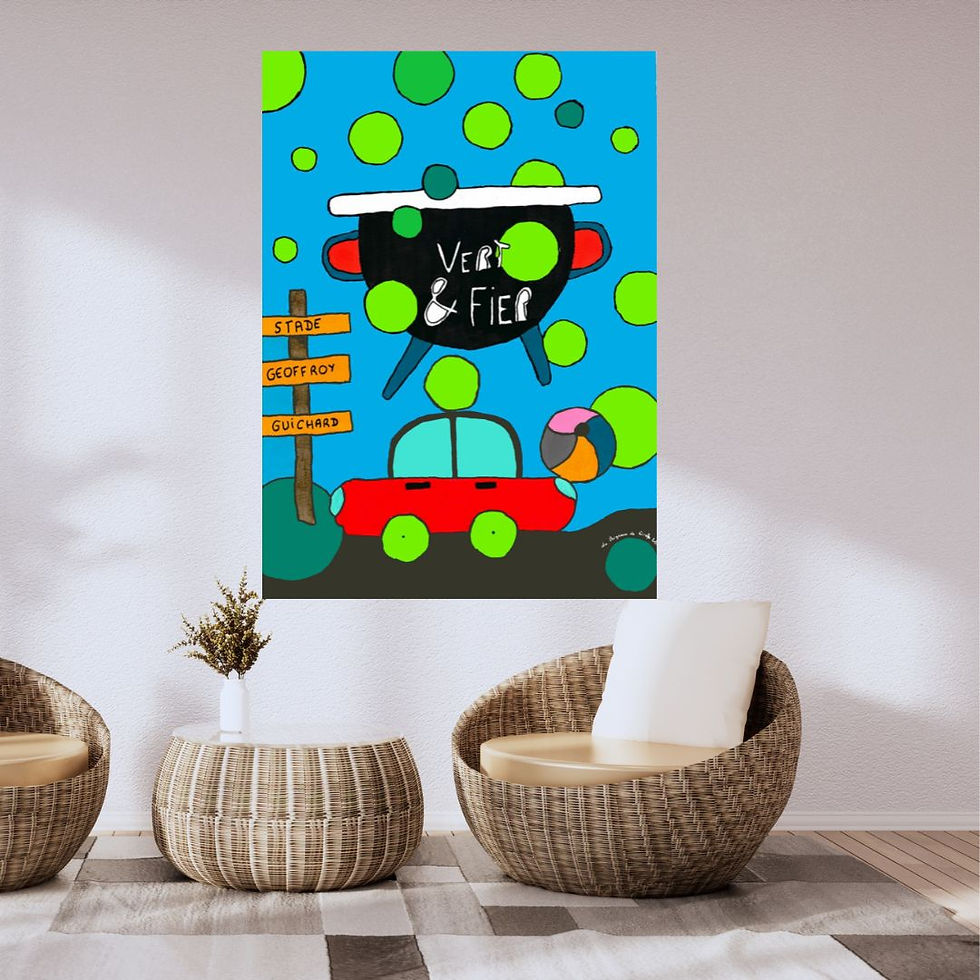 Tirage artistique Geoffroy Guichard La Peigneuse de Girafes