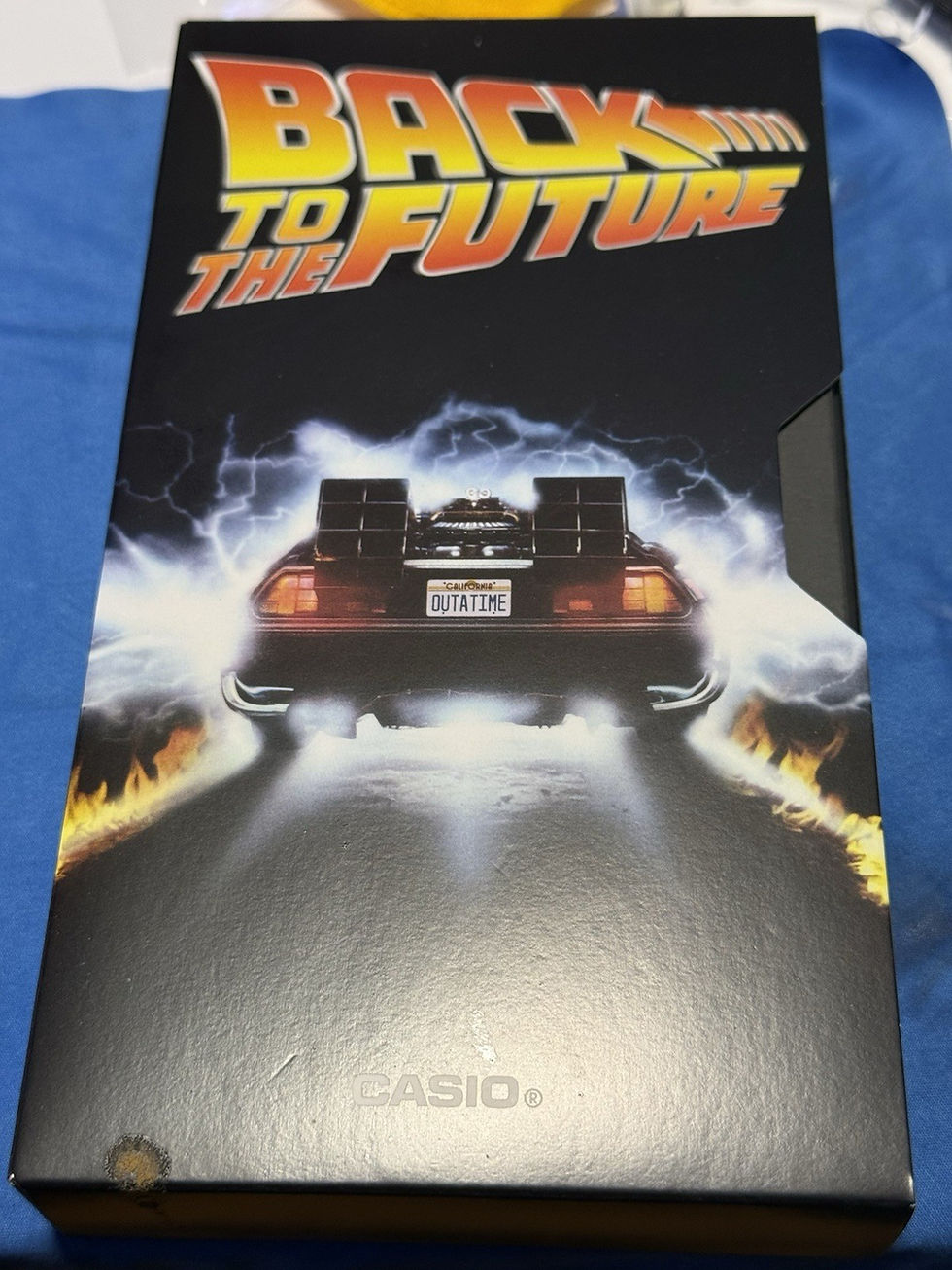 Thumbnail: NEW CASIO x Back To The Future CA-500WEBF-1A Watch Jewellery Movie Calculator