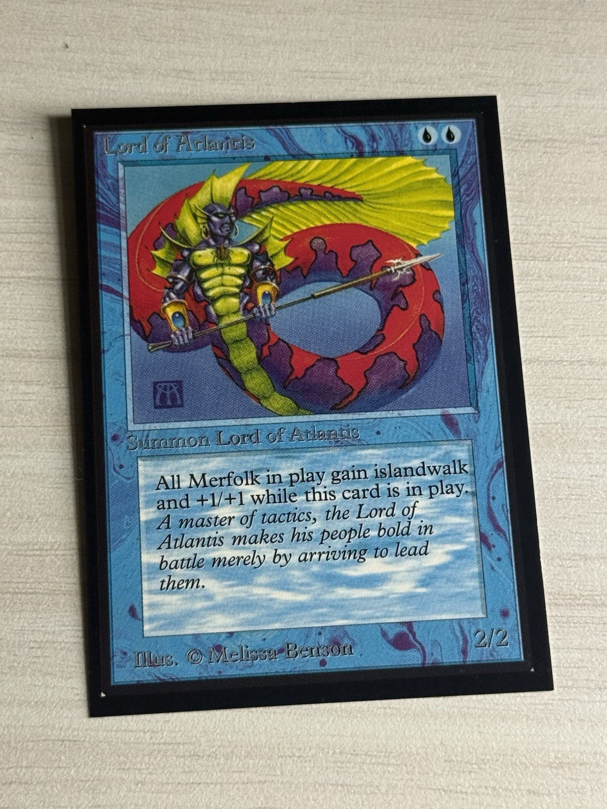 LORD OF ATLANTIS International Collector's Edition MTG Unplayed Near mint