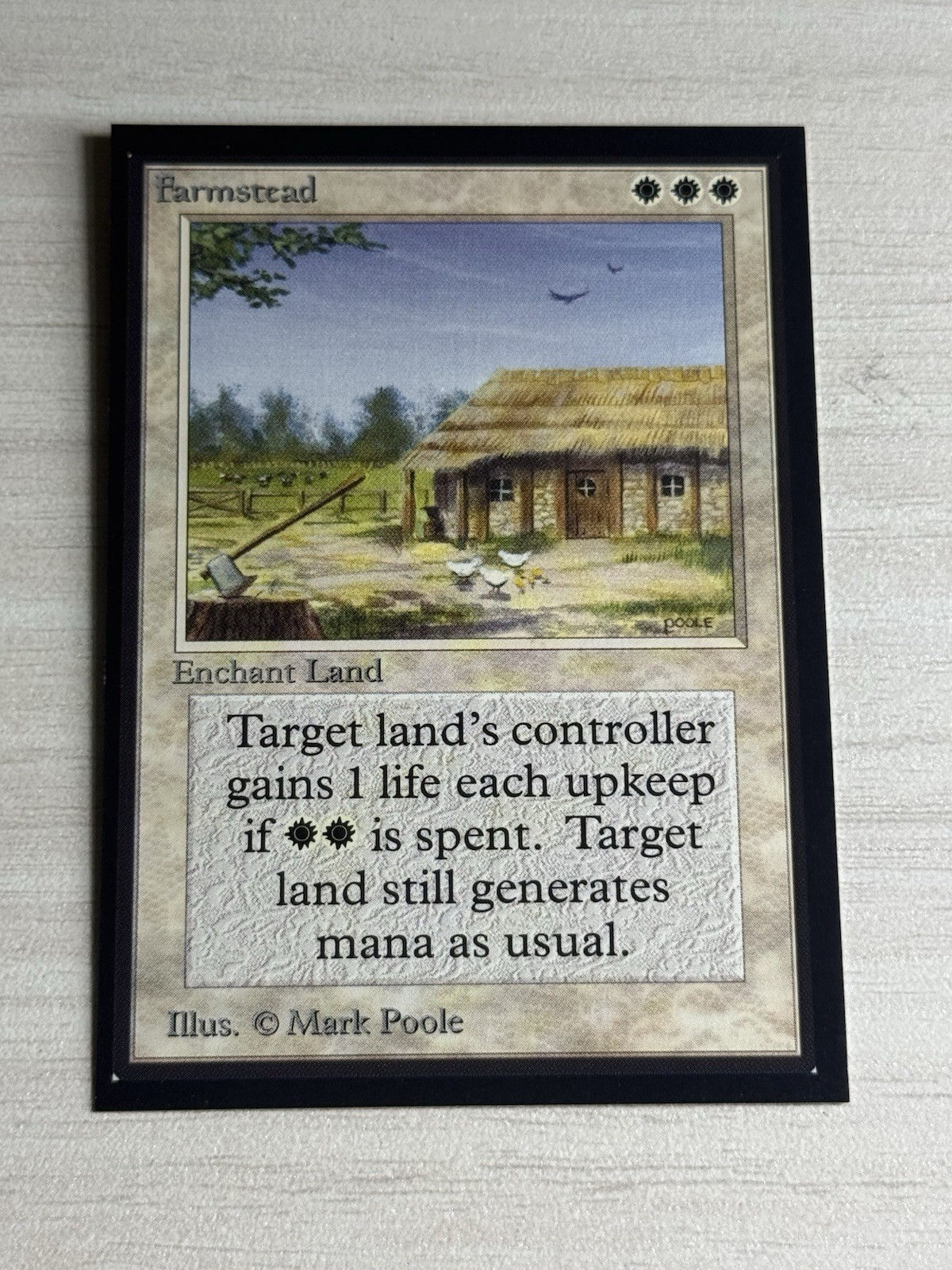 MTG International Collector's Edition - Farmstead - Never Played - Mint