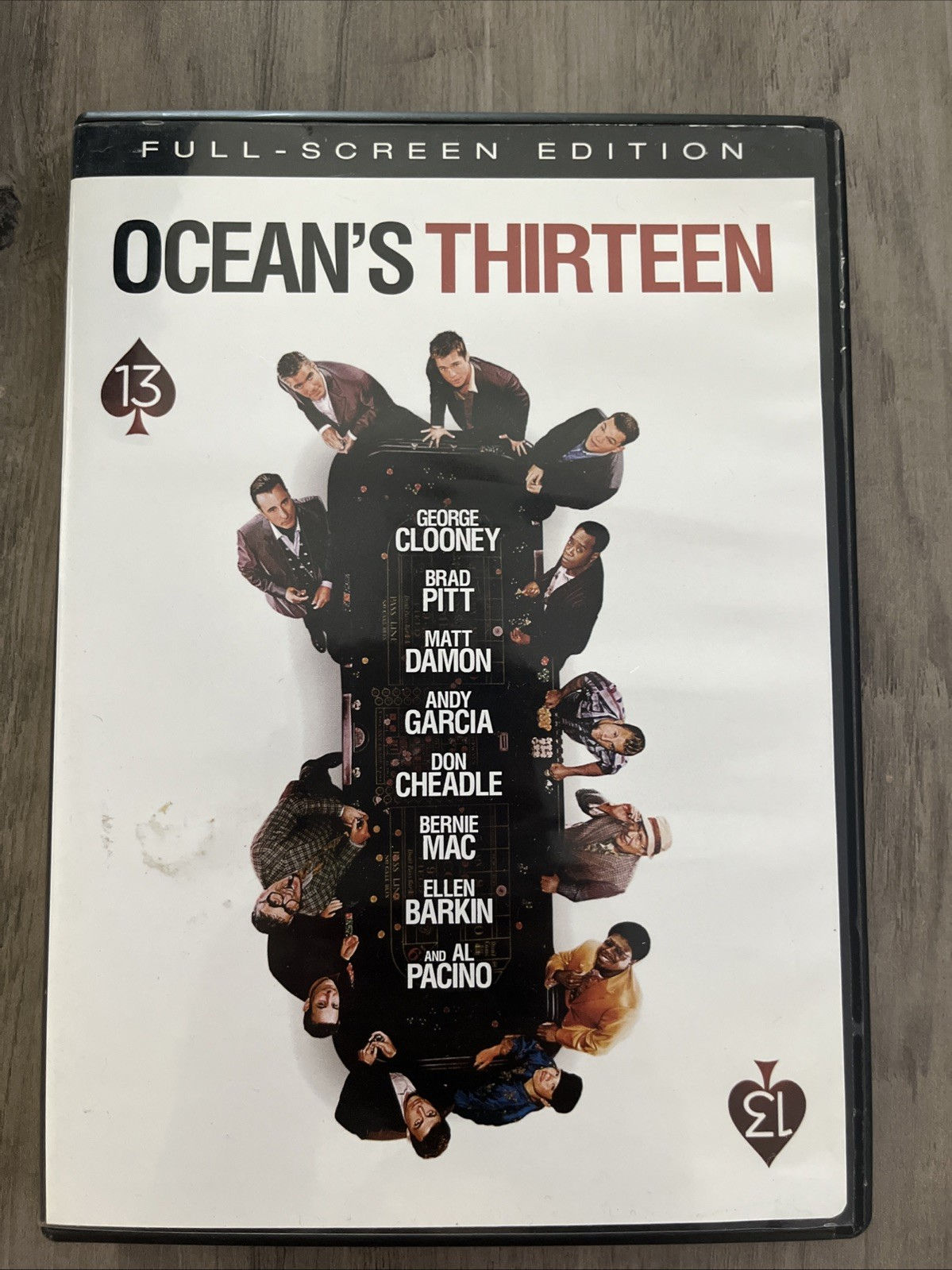 Oceans Thirteen (DVD, 2007, Full Frame)