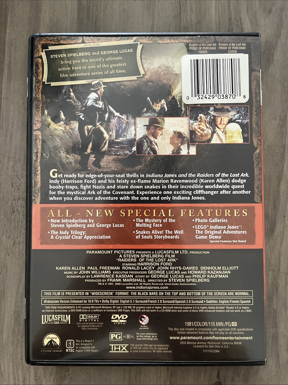 Thumbnail: Indiana Jones and the Raiders of the Lost Ark (DVD)