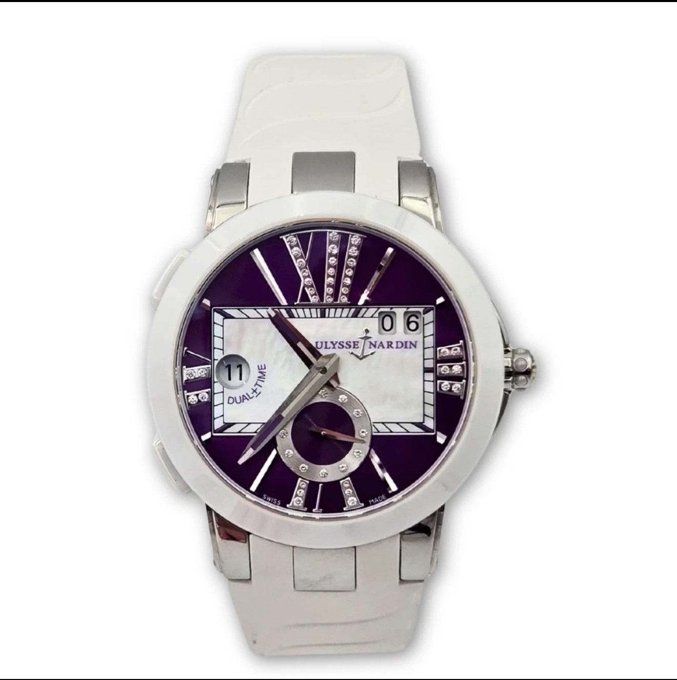 Ulysse Nardin Executive Dual Time - Purple Dial - 243-10-3/30-07