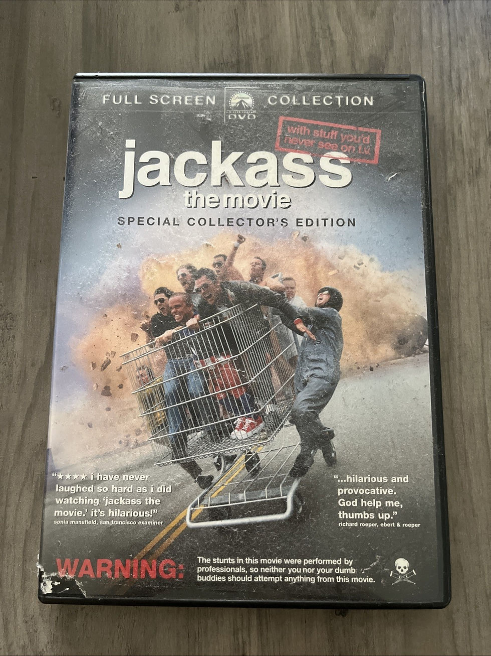 Thumbnail: Jackass: The Movie (DVD, 2003, Full Frame)