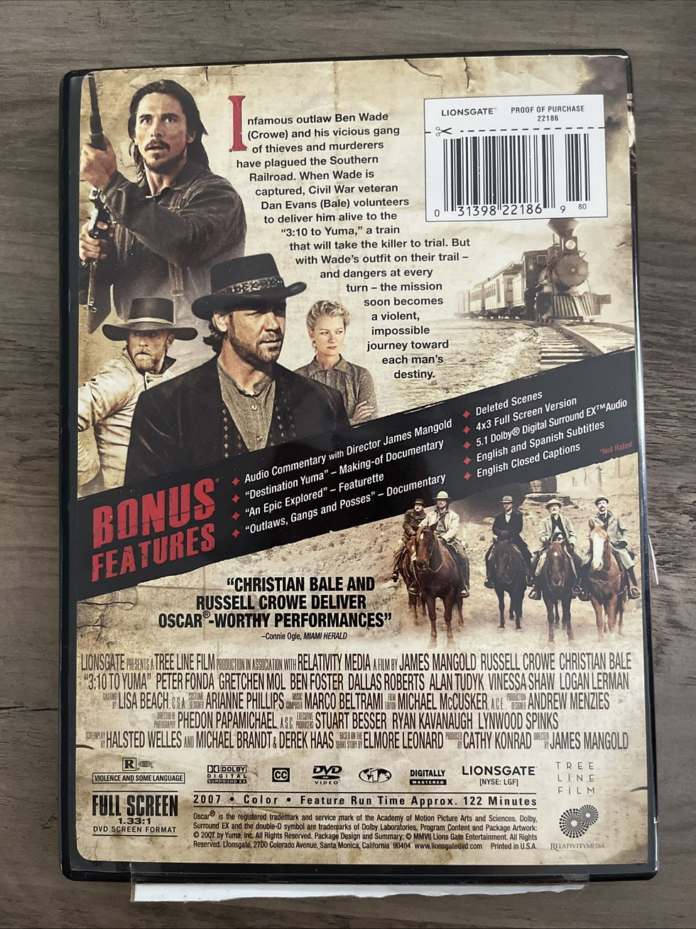 Thumbnail: 3:10 to Yuma (DVD, 2007)